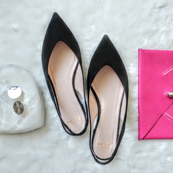 J. Crew Shoes - J. Crew▪Suede V-Shaped Harlech Slingback